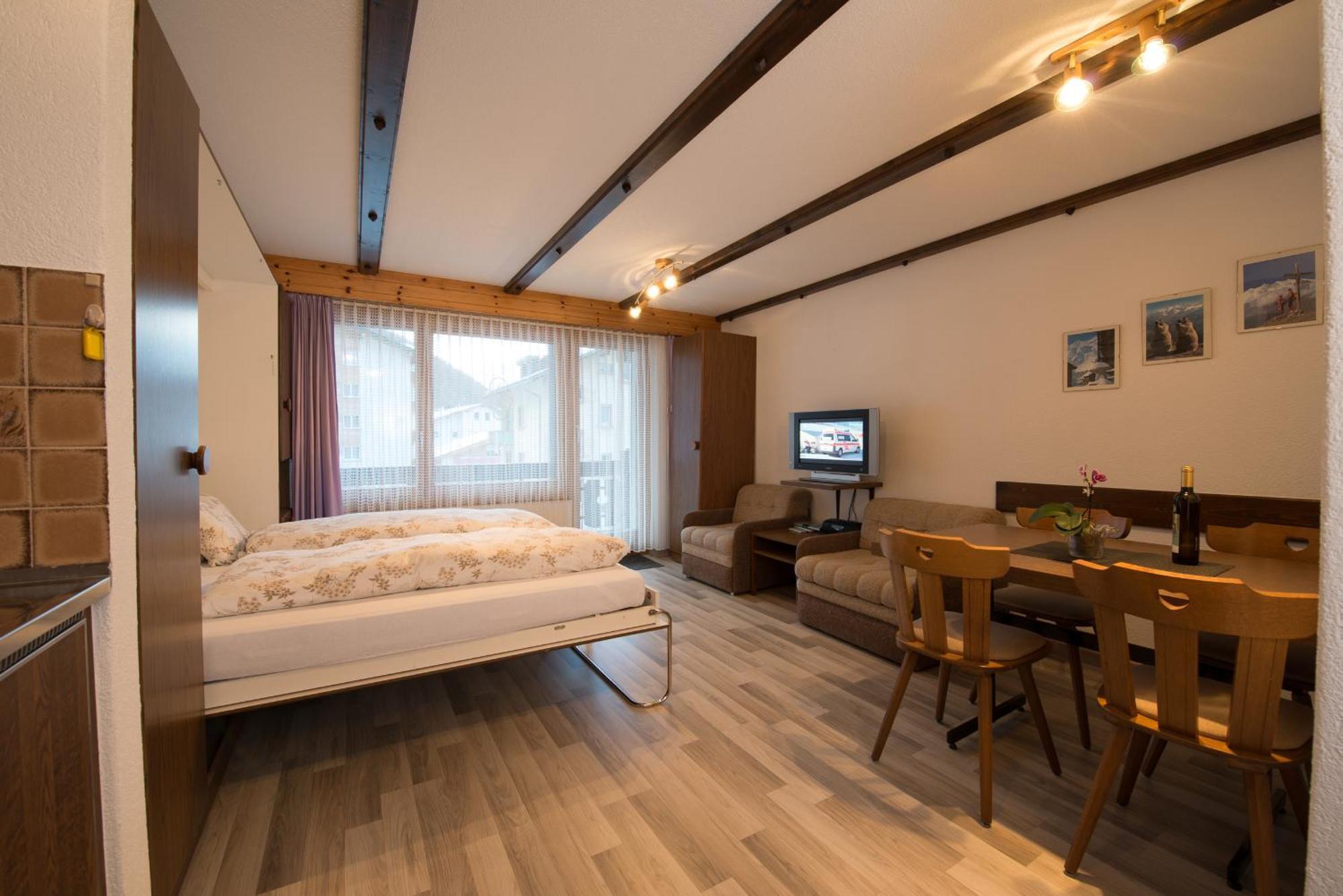 Haus Alba Apartment Saas-Almagell Cameră foto